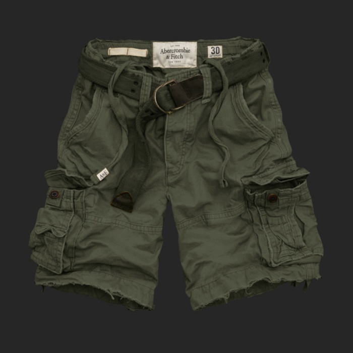 Abercrombie Fitch Hombres Cargo Patalón Corto AF7554
